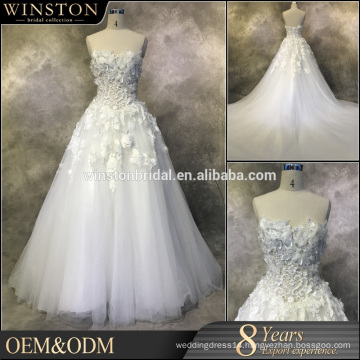 New Luxurious High Quality satin mermaid wedding dress